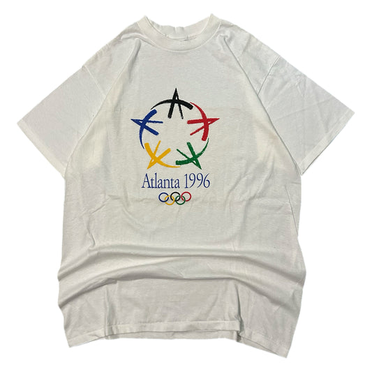 (XL) Vintage 1996 Atlanta Olympics White T-Shirt