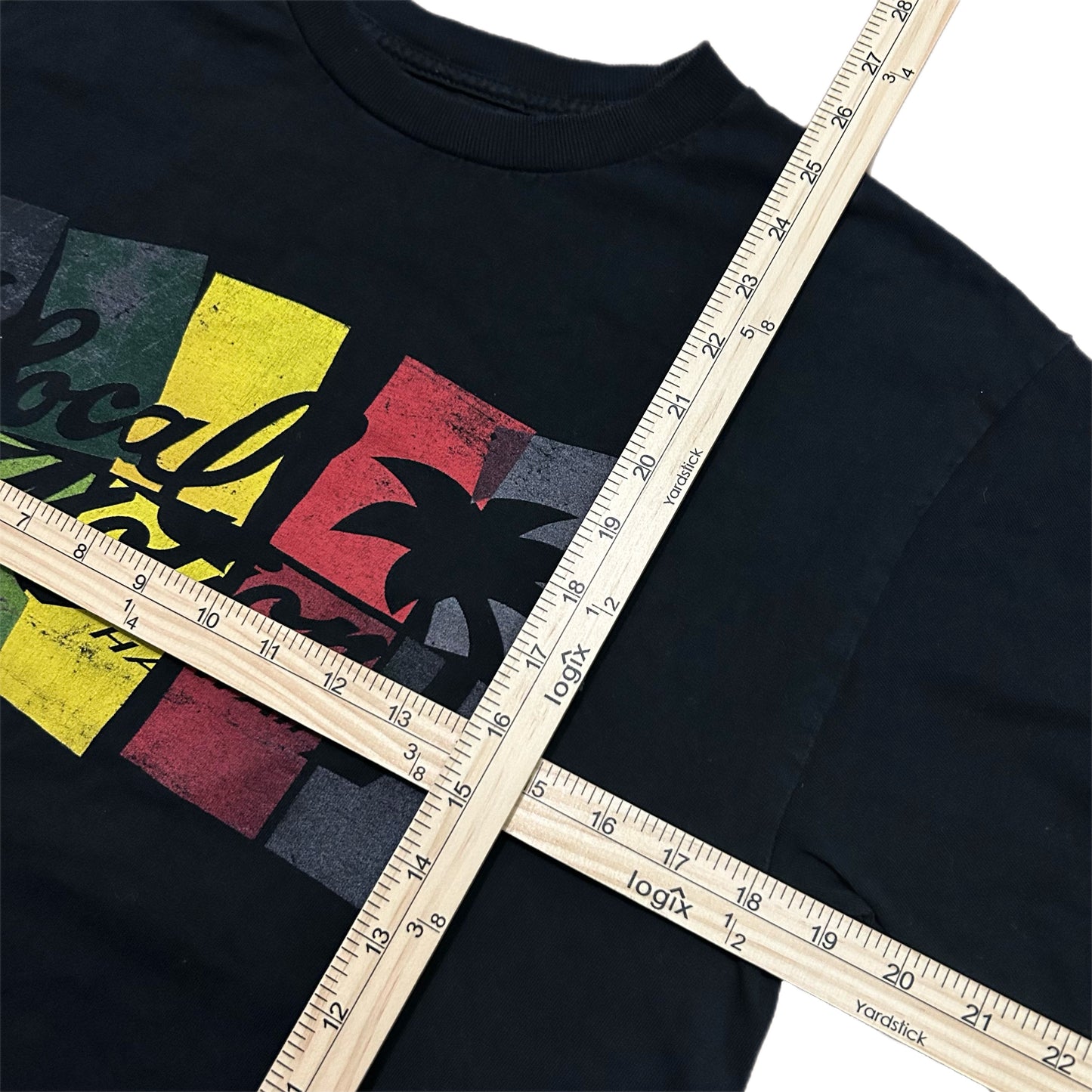 (M) Local Motion Hawaii Surfwear Black T-Shirt