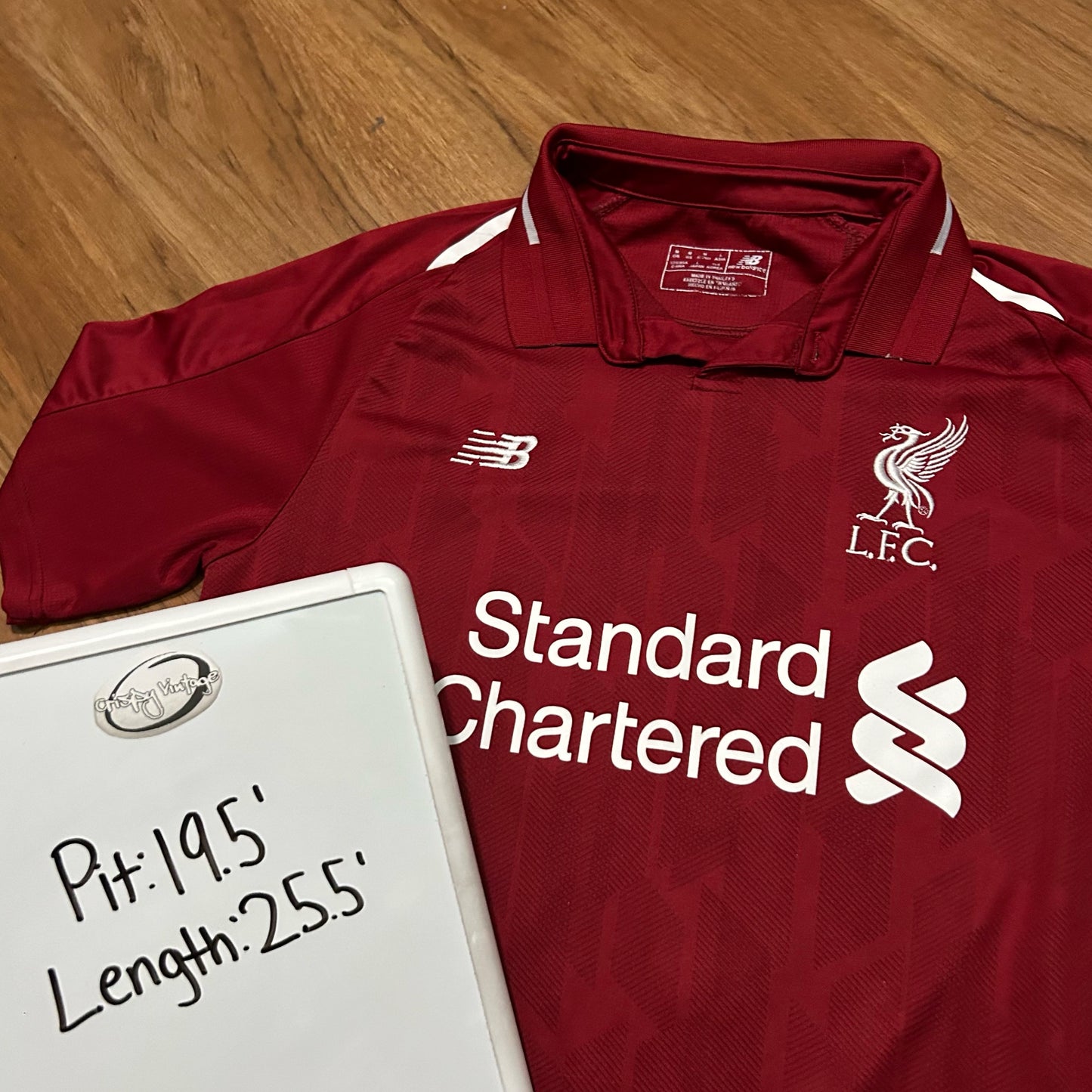 (M) New Balance Liverpool FC 18-19' Mohamed Salah Soccer Jersey