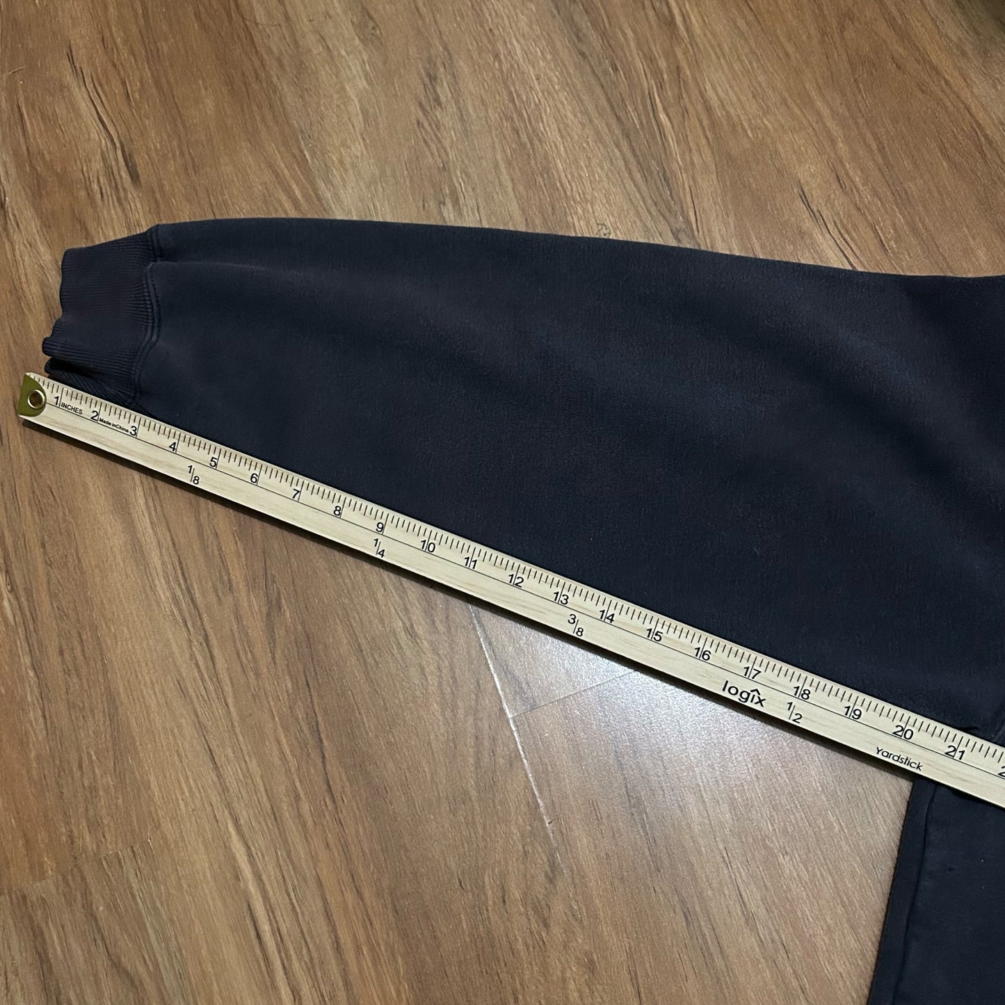 (XL) Vintage Carhartt Embroidered Logo Black Pullover Crewneck