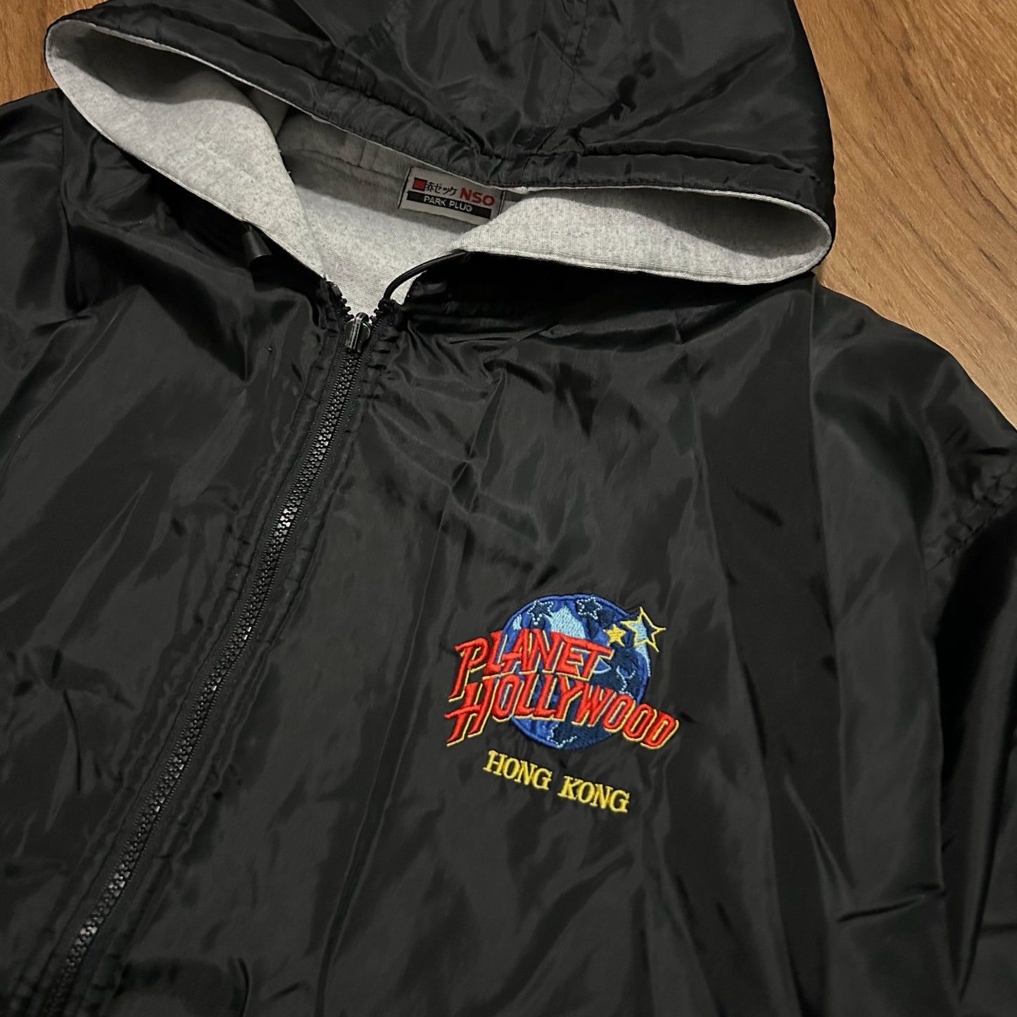 (XL) Vintage Planet Hollywood Hong Kong Reversible Zip-Up Jacket