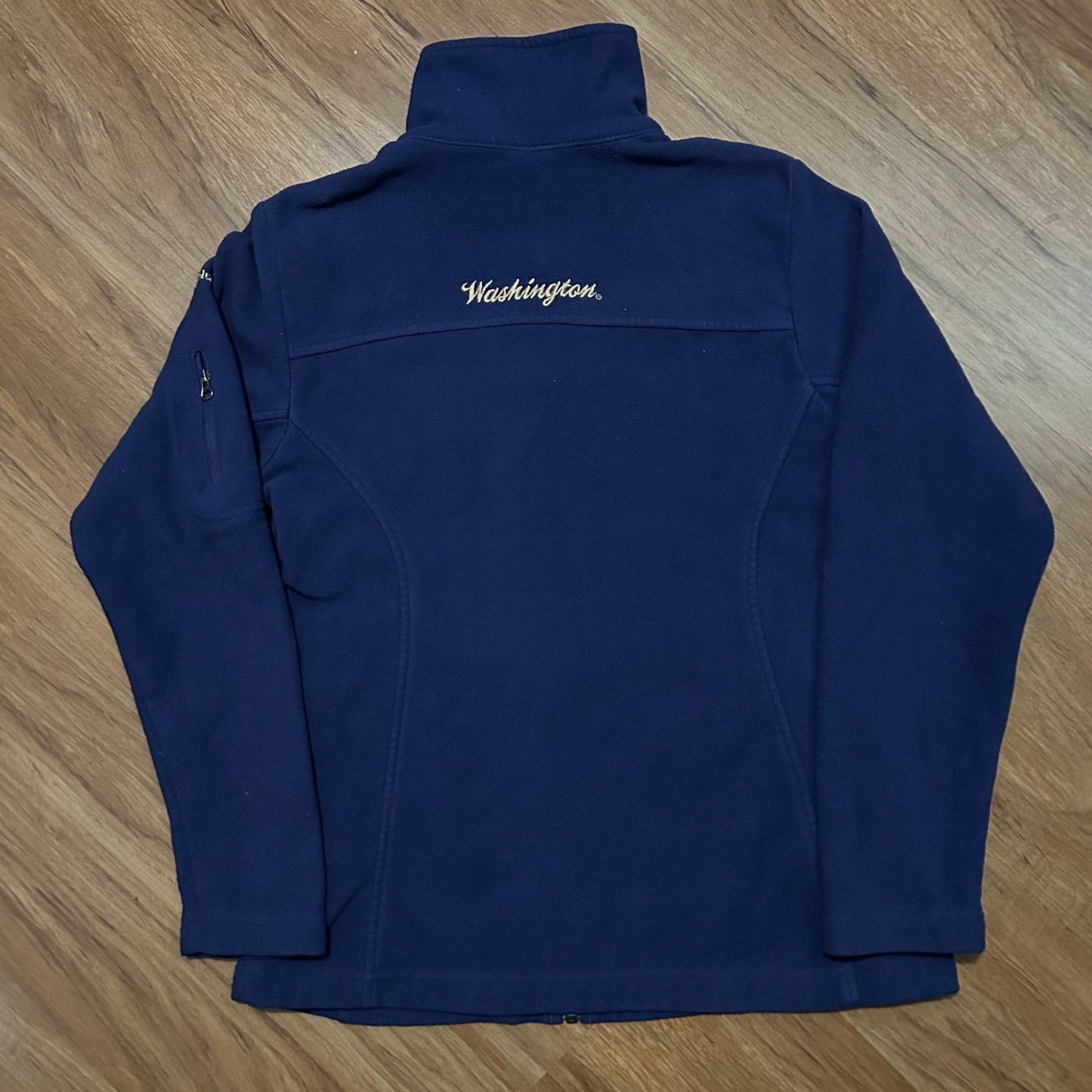 (S) Columbia Women's Washington Huskies Purple Full Zip Fleece Jacket