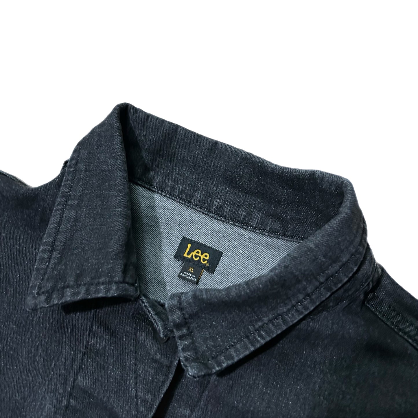 (XL) Lee Black Denim Jacket