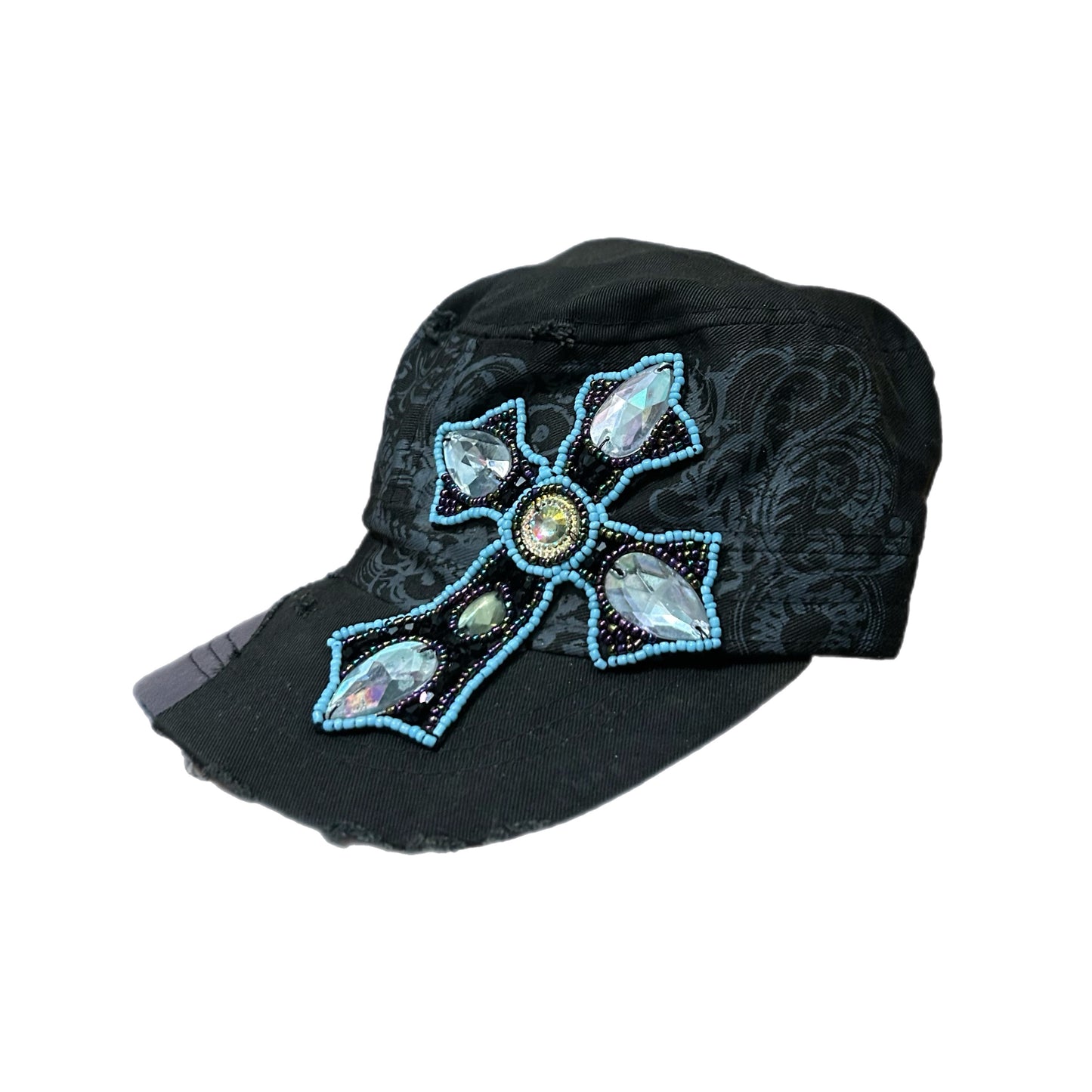 (OS) Retro KBethos Y2K Style Black Strapback Hat