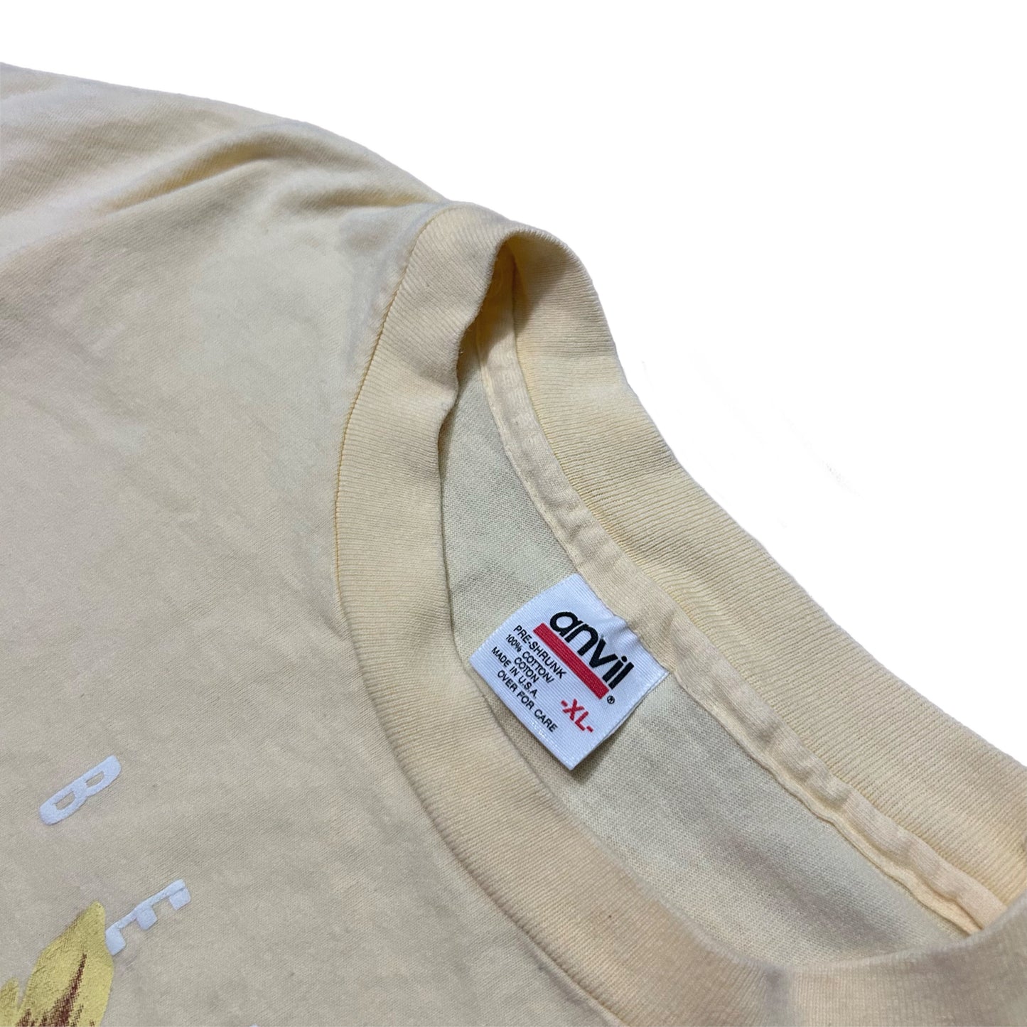 (XL) 90s Single Stitch Sunflower Nature Beige T-Shirt