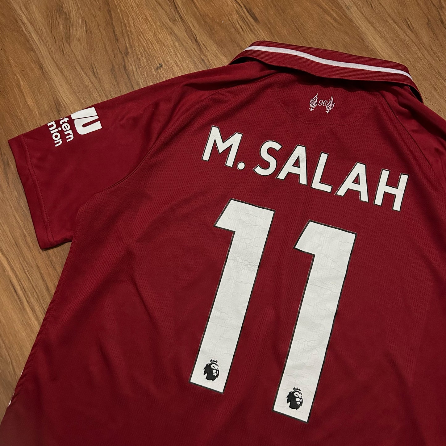 (M) New Balance Liverpool FC 18-19' Mohamed Salah Soccer Jersey