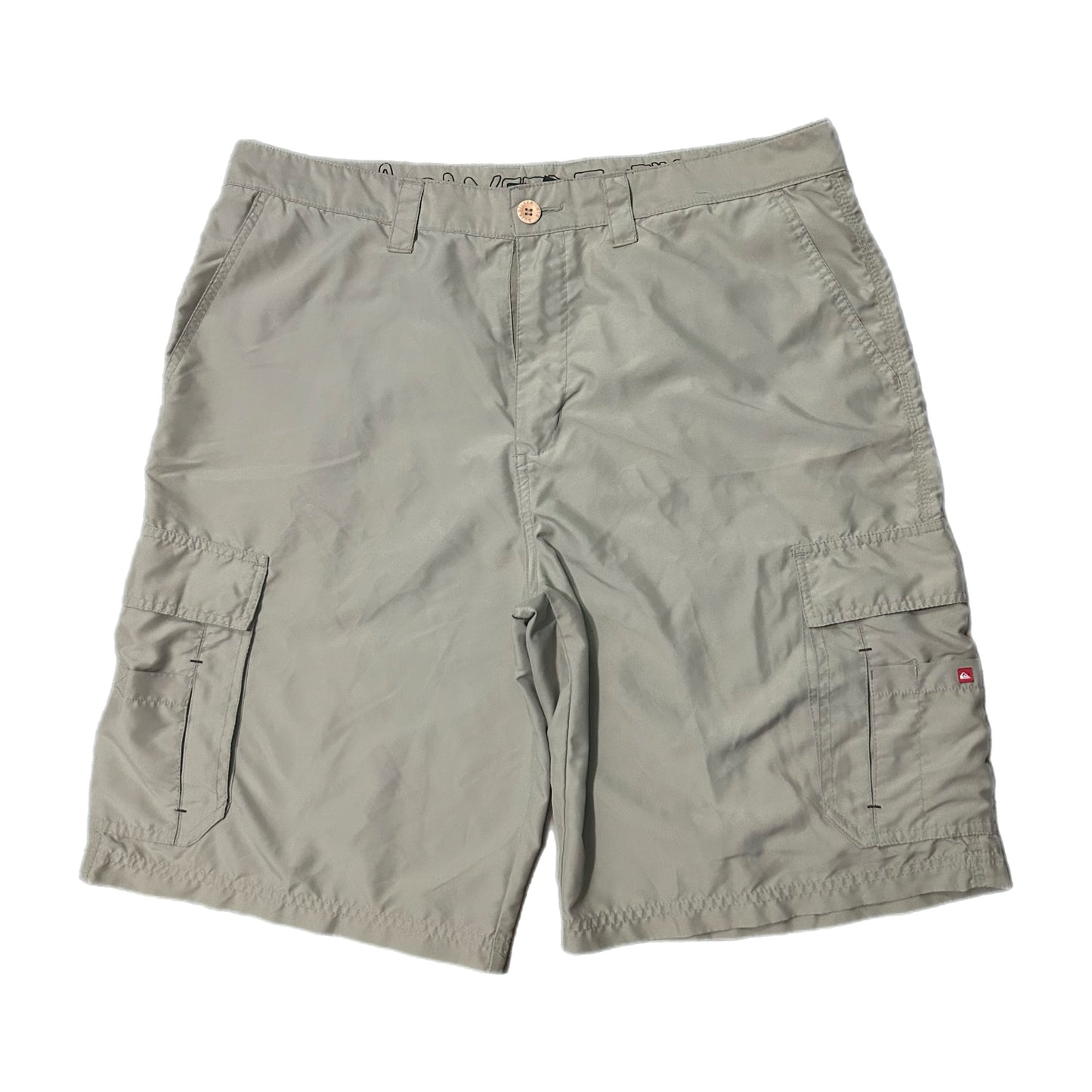 (38) Y2K Quicksilver Board Cargo Beige Shorts