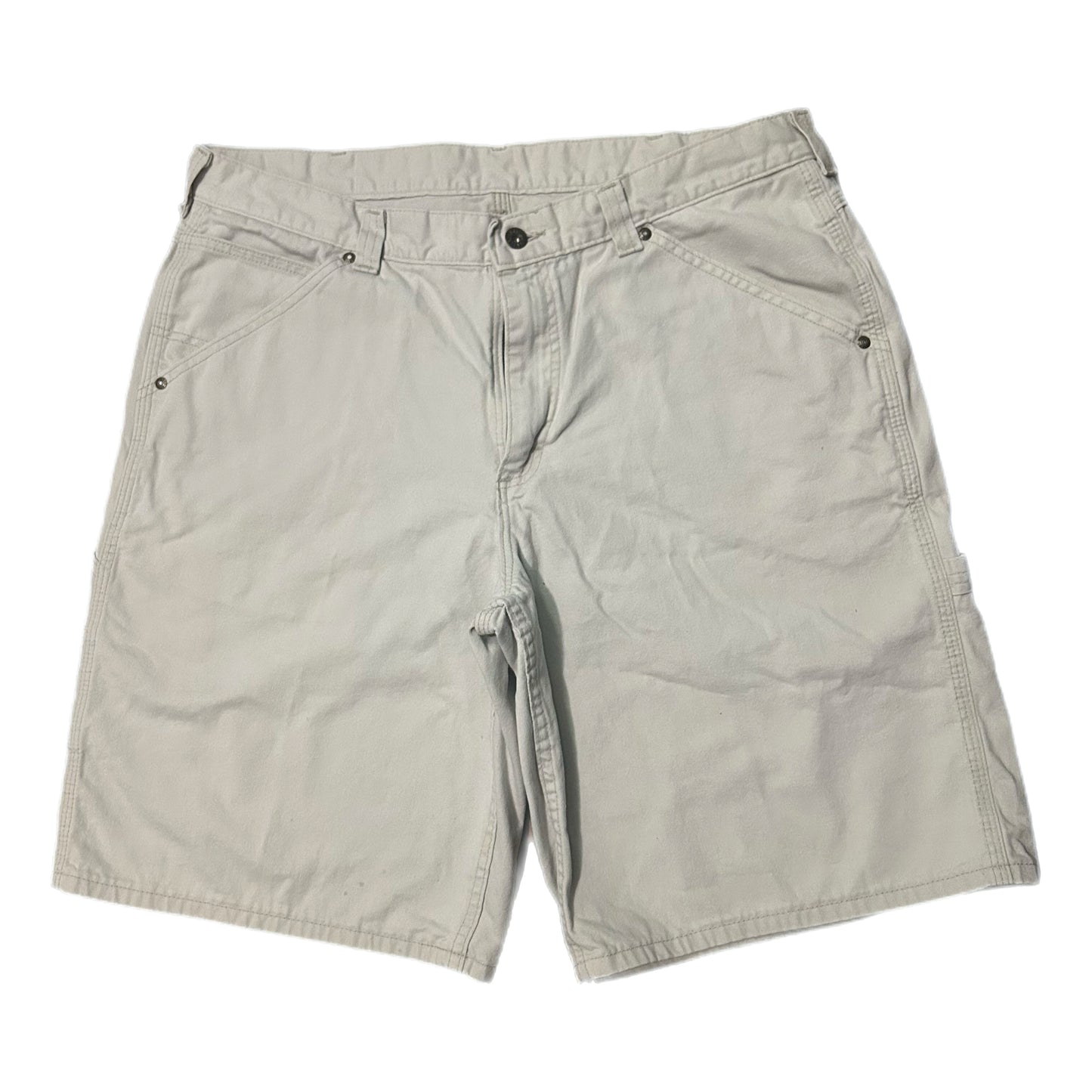 (38) Vintage Lee Dungarees Carpenter Beige Shorts