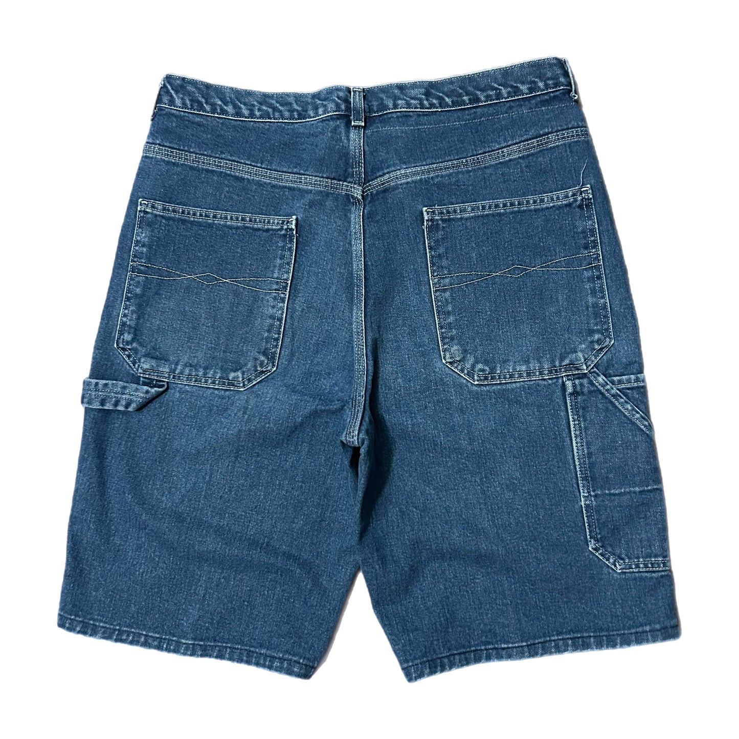 (38) Outback Rider Dark Wash Carpenter Denim Shorts
