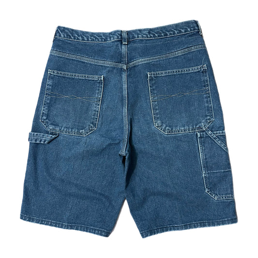(38) Outback Rider Dark Wash Carpenter Denim Shorts