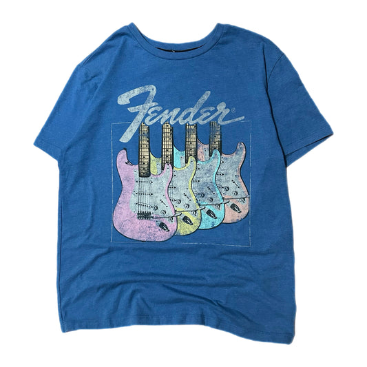 (XL) Fender Guitars Graphic Blue T-Shirt