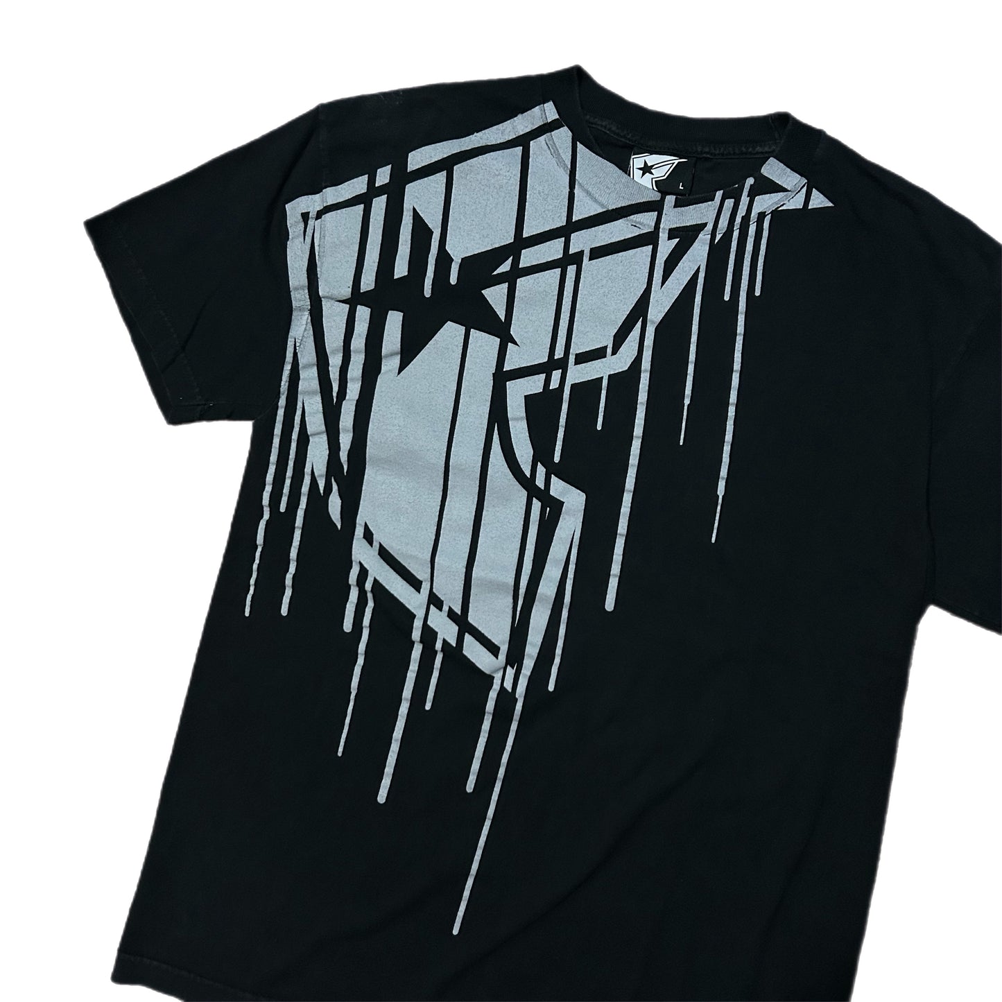 (L) Y2K Famous Star Black Shirt