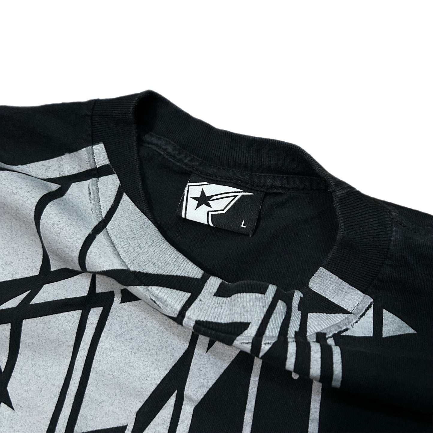 (L) Y2K Famous Star Black Shirt