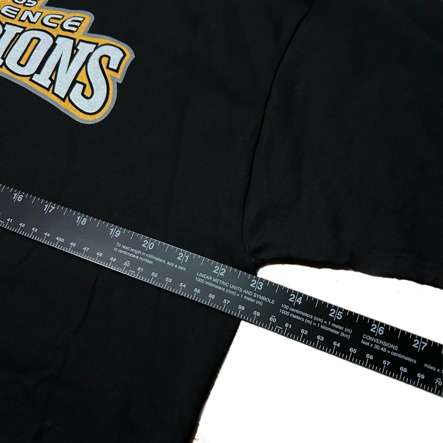 (L) 2005 Reebok Pittsburgh Steelers Conference Champions Shirt
