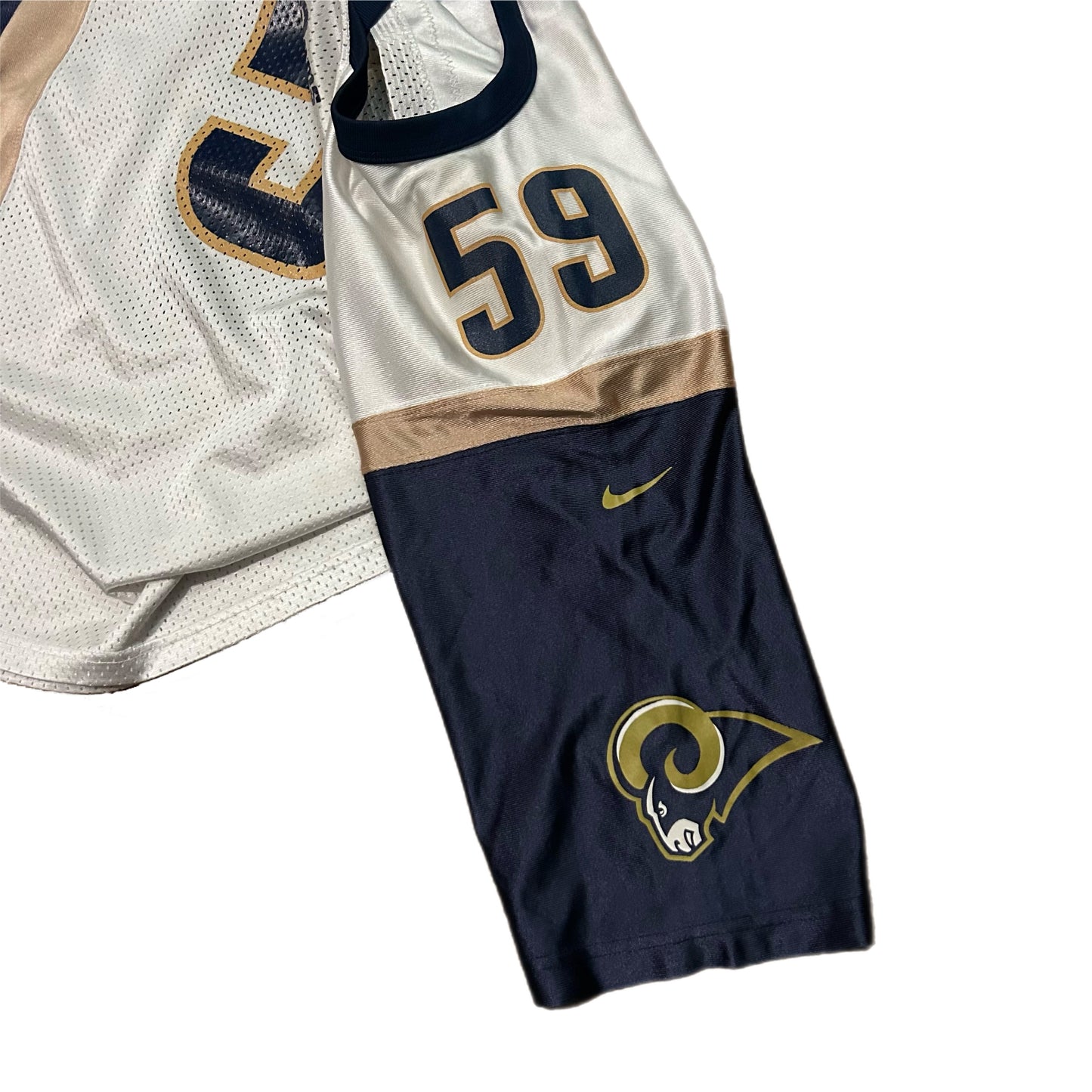 (L) Y2K Nike Team St. Louis Rams London Fletcher #59 Jersey