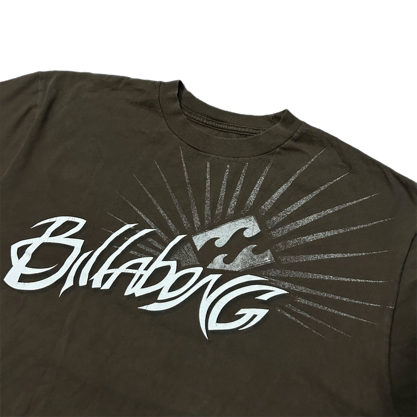 (L) Brown Billabong Graphic Shirt