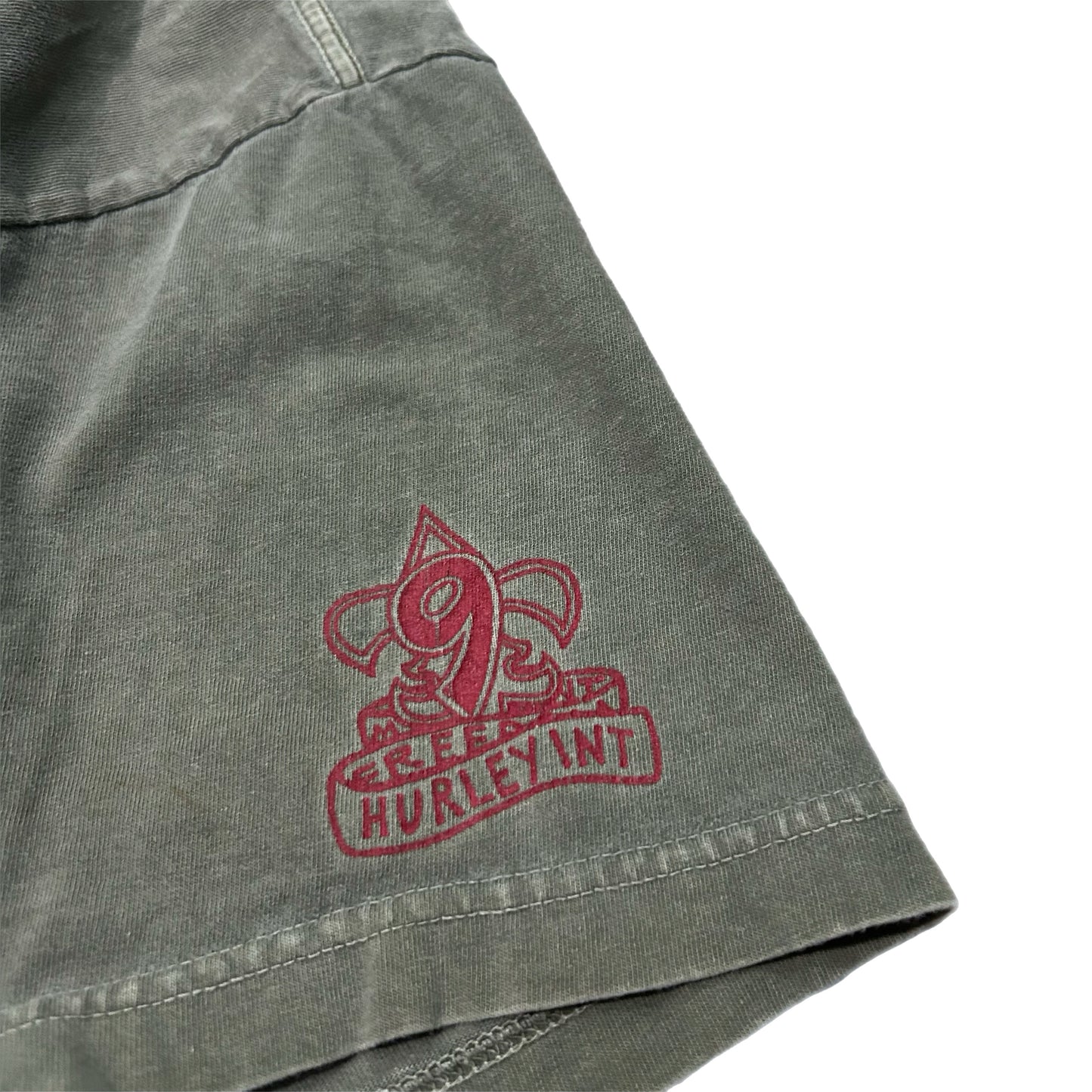 (XL) Vintage Hurley Freedom Movement Olive Shirt