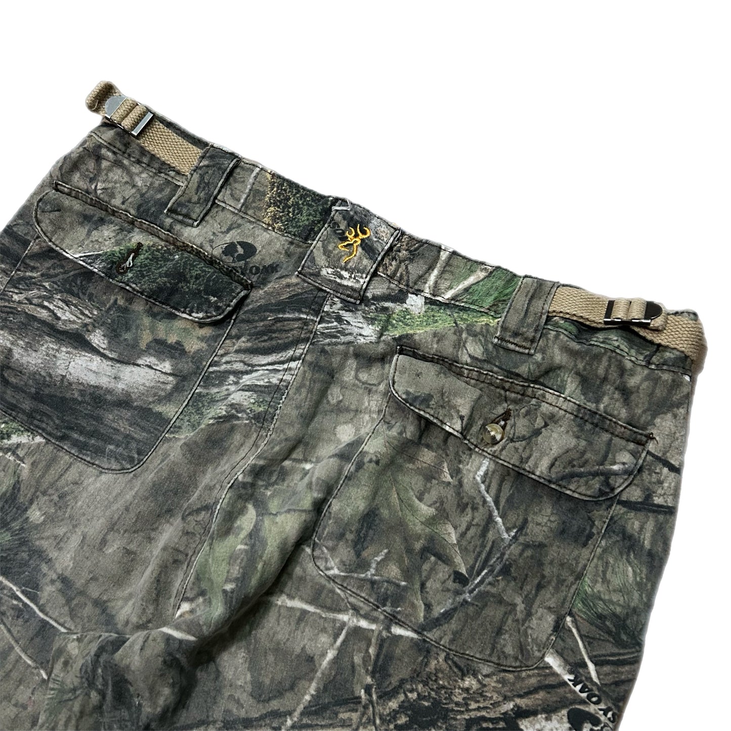 (L) Browning Real Tree Camo Cargo Pants