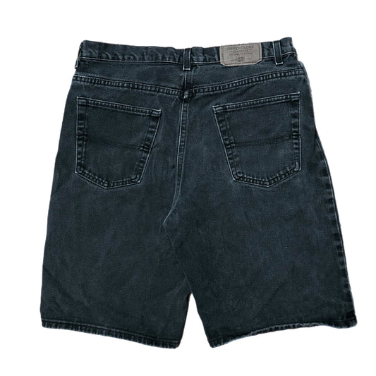 (33) Vintage Faded Glory Black Jean Shorts