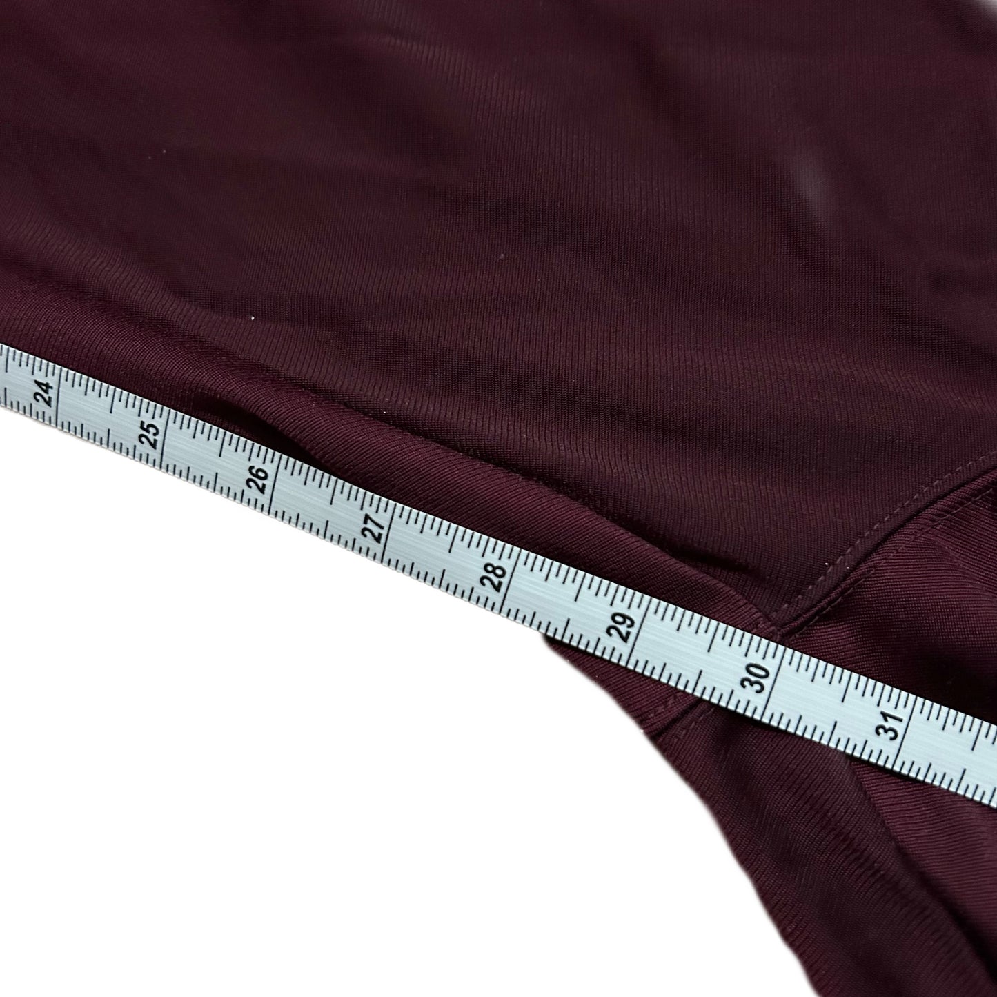 (L) Y2K Adidas Bordeaux Tear-Away Track Pants