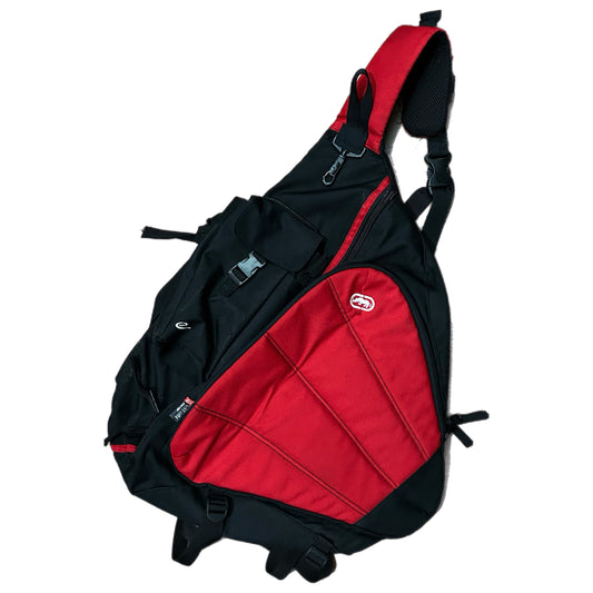 (OS) Y2K Ecko Unltd Messenger Sling Red Bag