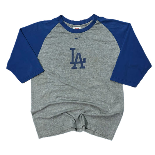 (M) Y2K Nike Los Angeles Dodgers 3/4 Sleeve Shirt