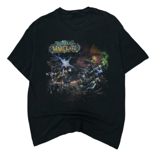 (L) 2004 World of Warcraft Video Game Promo Black Shirt