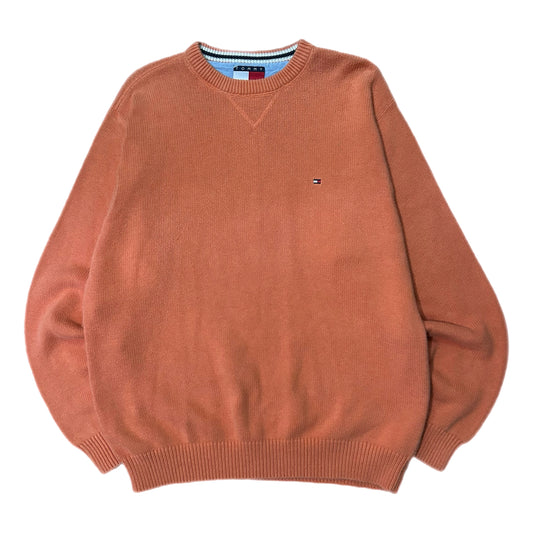 (L) Tommy Hilfiger Oranger Pullover Sweater