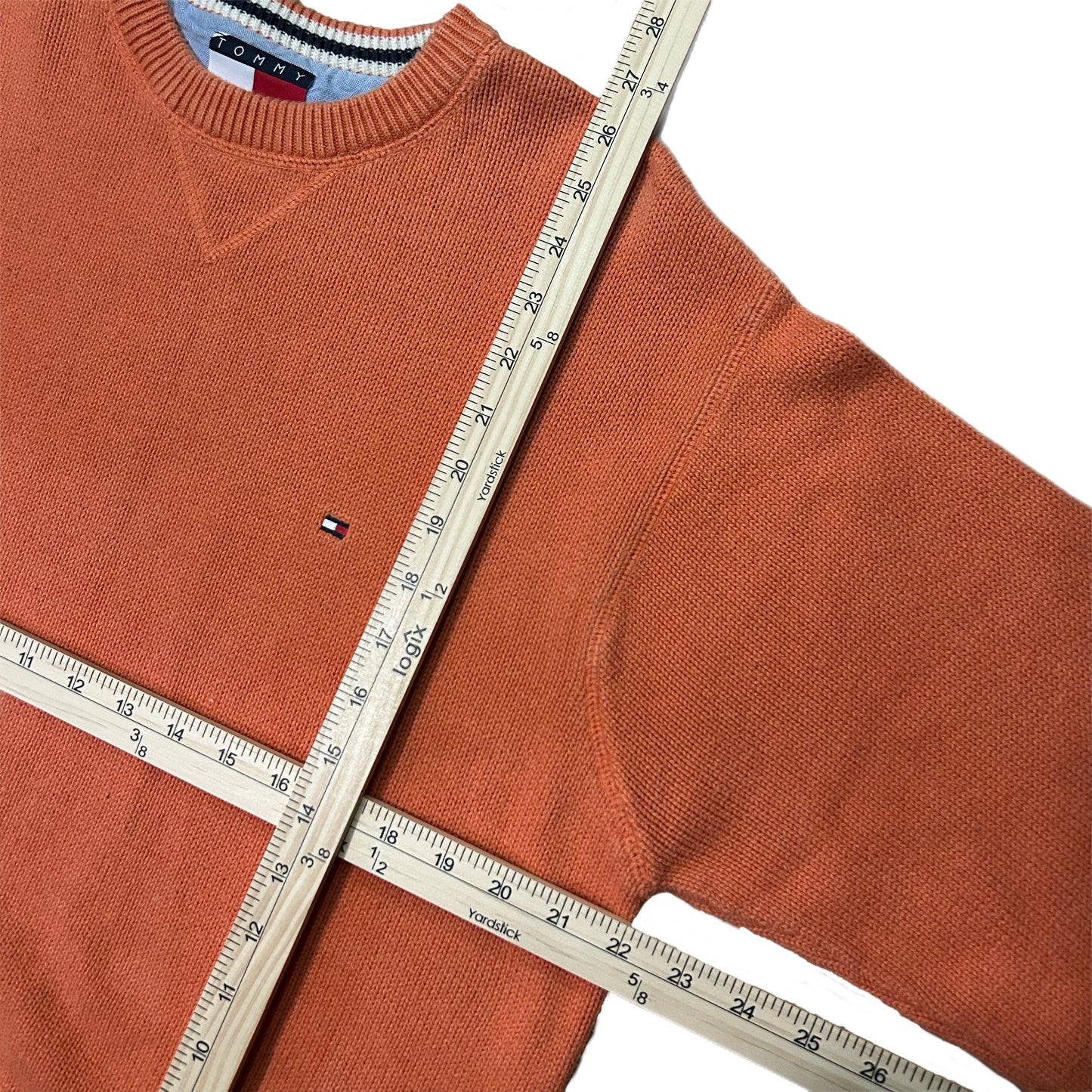 (L) Tommy Hilfiger Oranger Pullover Sweater