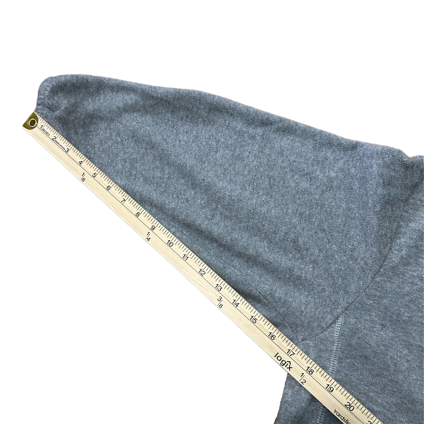 (L) Vintage Y2K Abercrombie & Fitch Grey Pullover Hoodie