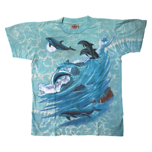 (M) Vintage Dolphins Tie Dye Shirt