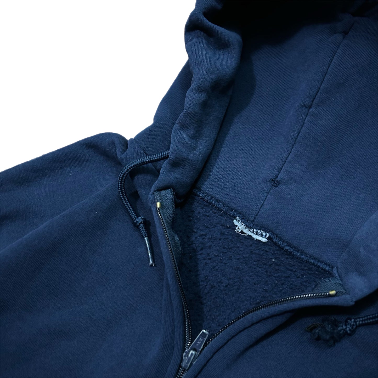(S/M) Vintage Russell Athletics Navy Zip-Up Jacket