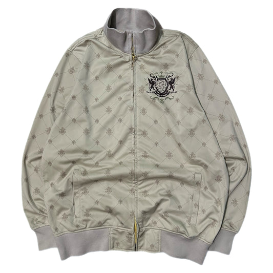 (L) Y2K Anchor Blue Monogram Sweater