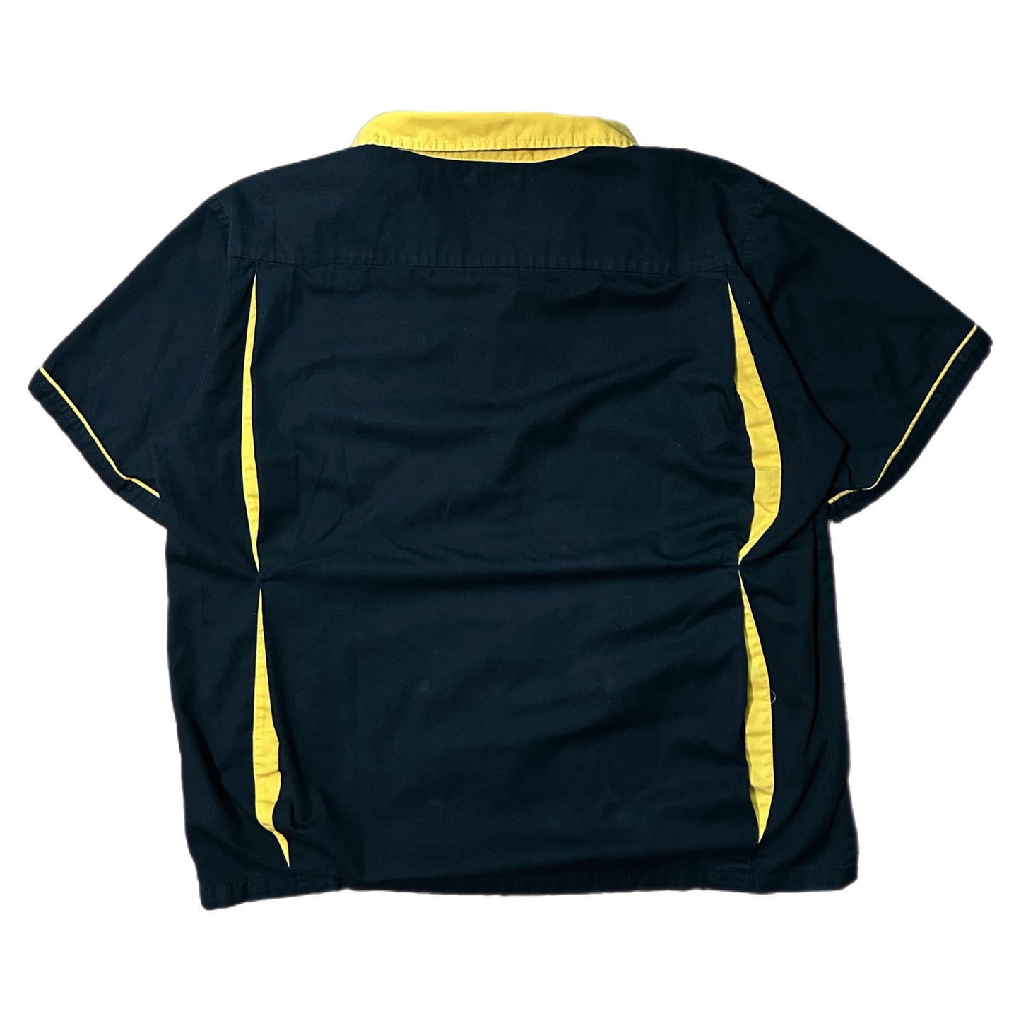 (L) Vintage Hot Wheels Logo Embroidery Bowling Shirt