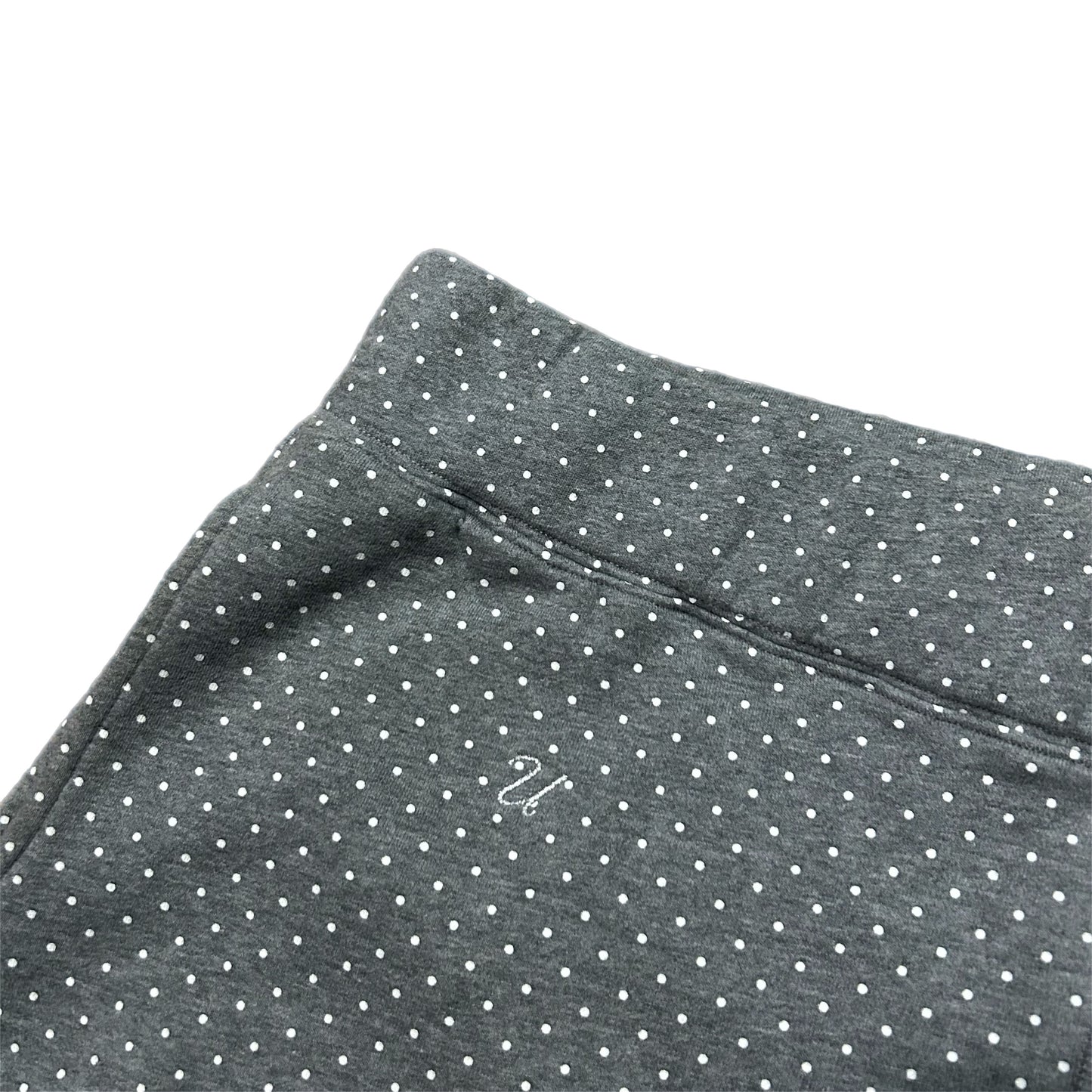 (XL) Undefeated Grey Polka Sweat Shorts