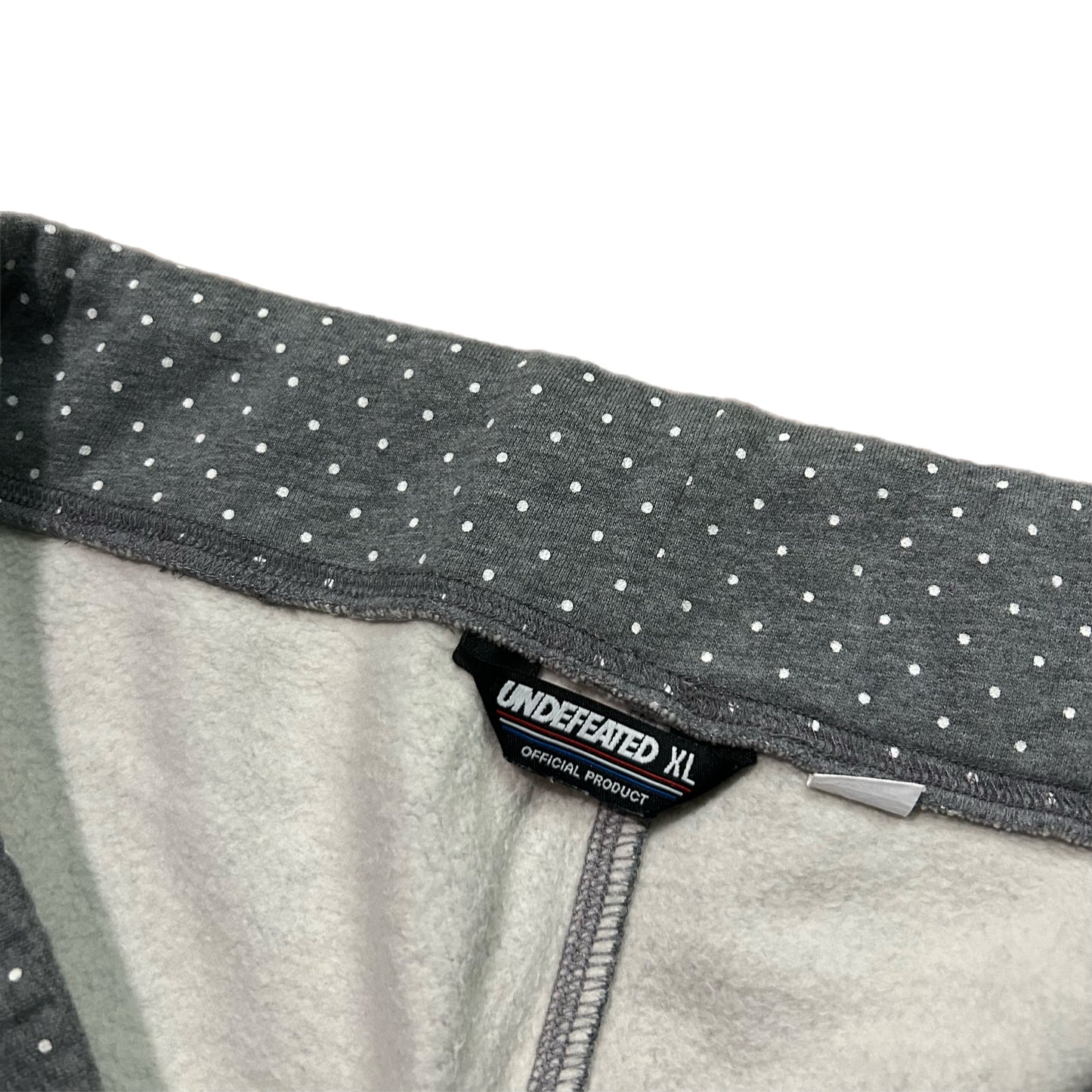 (XL) Undefeated Grey Polka Sweat Shorts