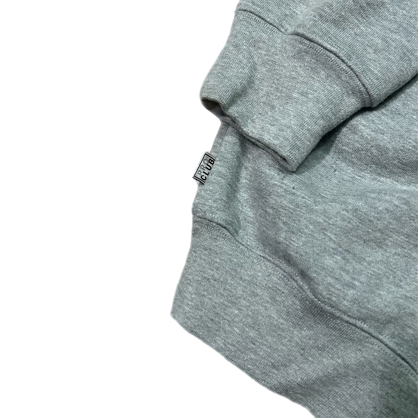 (S) Pro Club Heavyweight Grey Crewneck