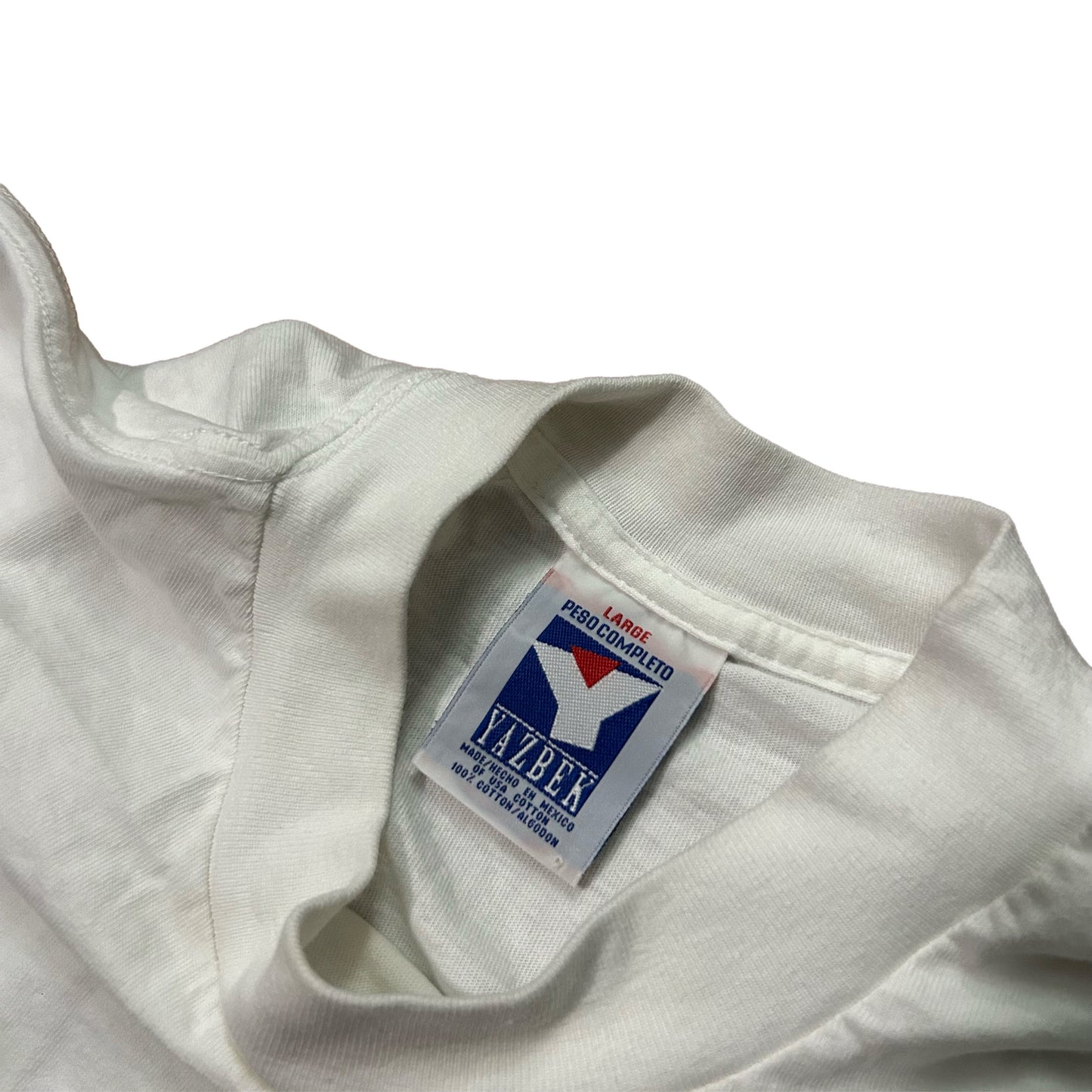 (L) 90s Yazbek The Office White Long Sleeve
