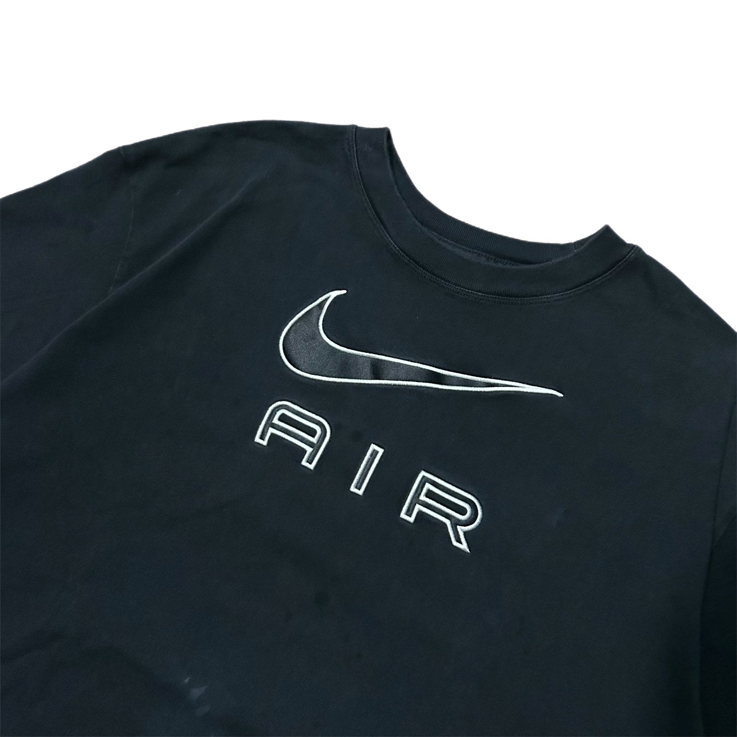 (XL) Nike Air Embroidered Black Tee