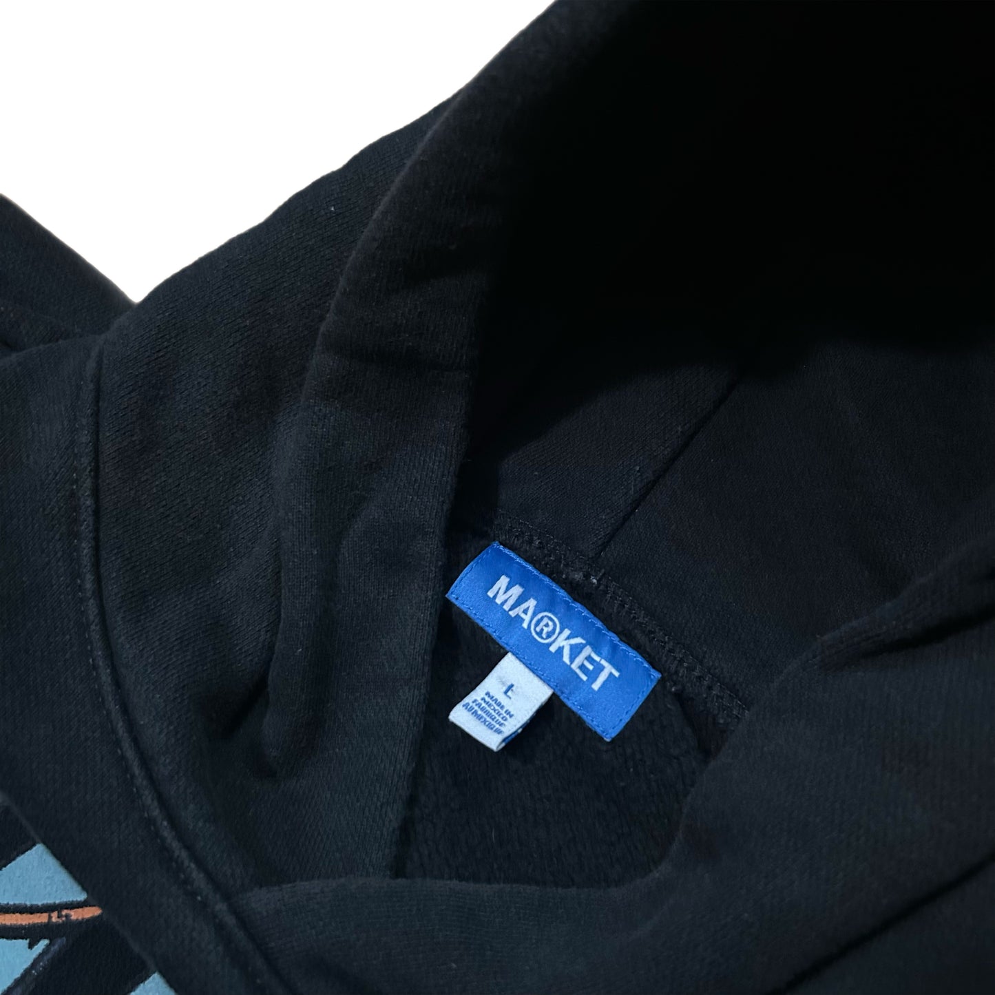 (L) Market Backcountry Buds Black Hoodie