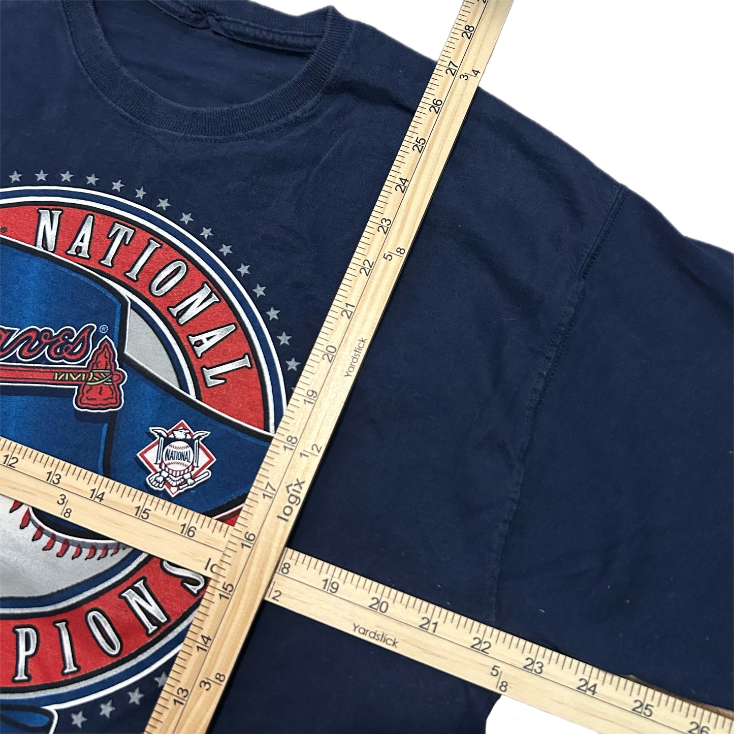(L) 1999 Atlanta Braves Championship Navy Tee