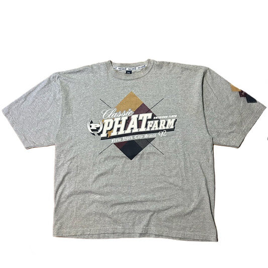 (XXL) Y2K Classic Phat Farm Grey Tee