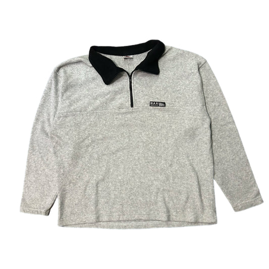 (XL) Vintage Max Muscle Grey Fleece Pullover