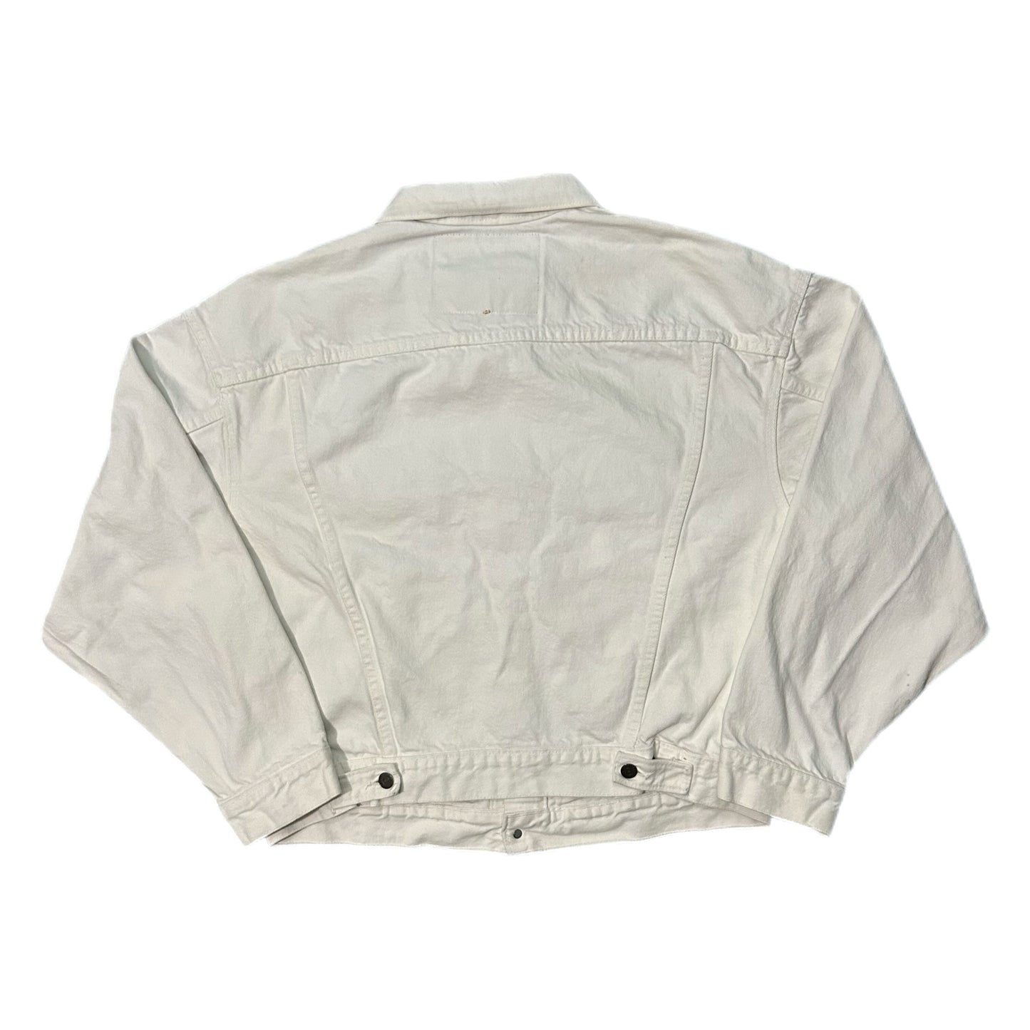 (L) Vintage Levi's White Trucker Jacket