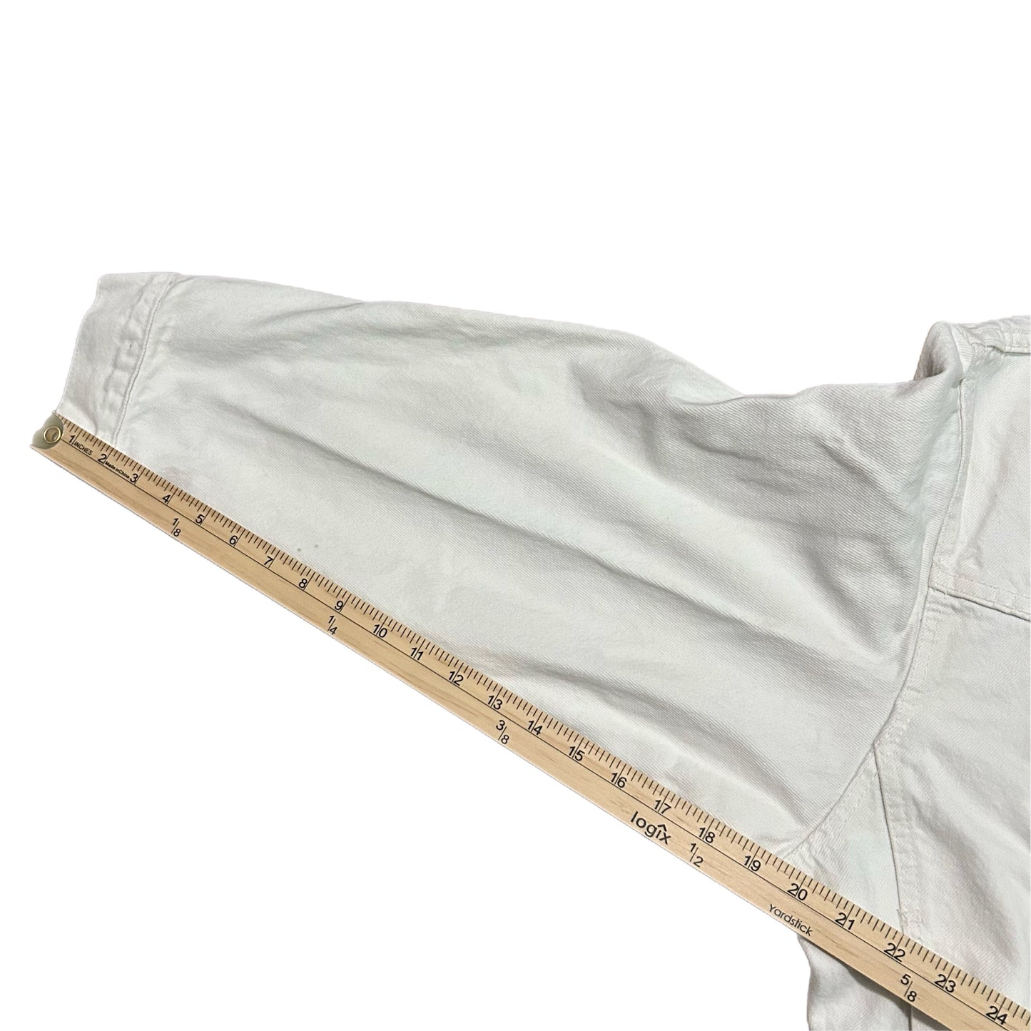 (L) Vintage Levi's White Trucker Jacket