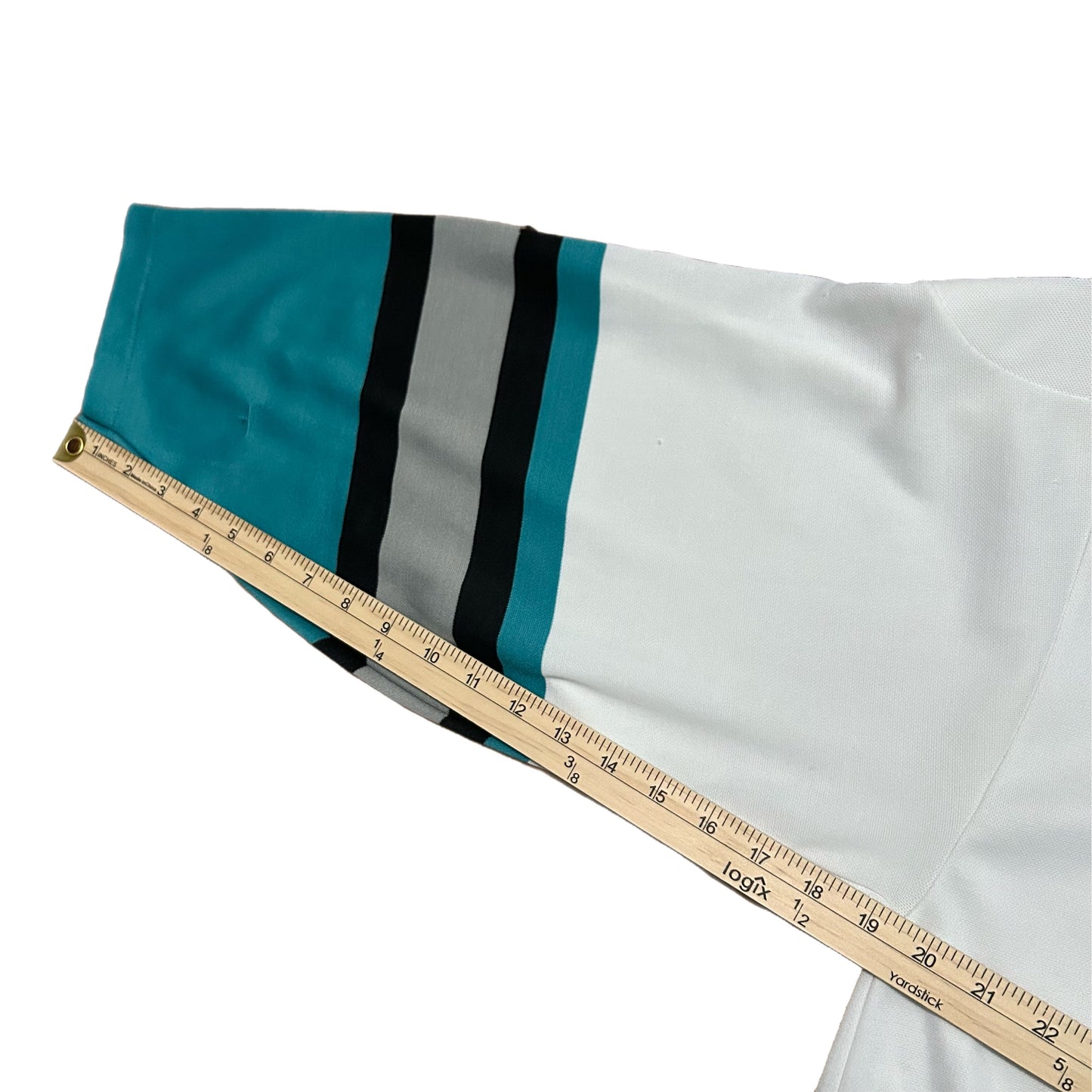 (L) Vintage 90s CCM San Jose Sharks Hockey Jersey