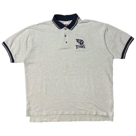 (XL) Vintage Tennessee Titans Polo Shirt