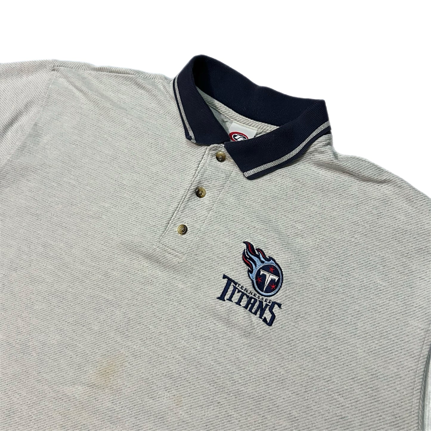 (XL) Vintage Tennessee Titans Polo Shirt