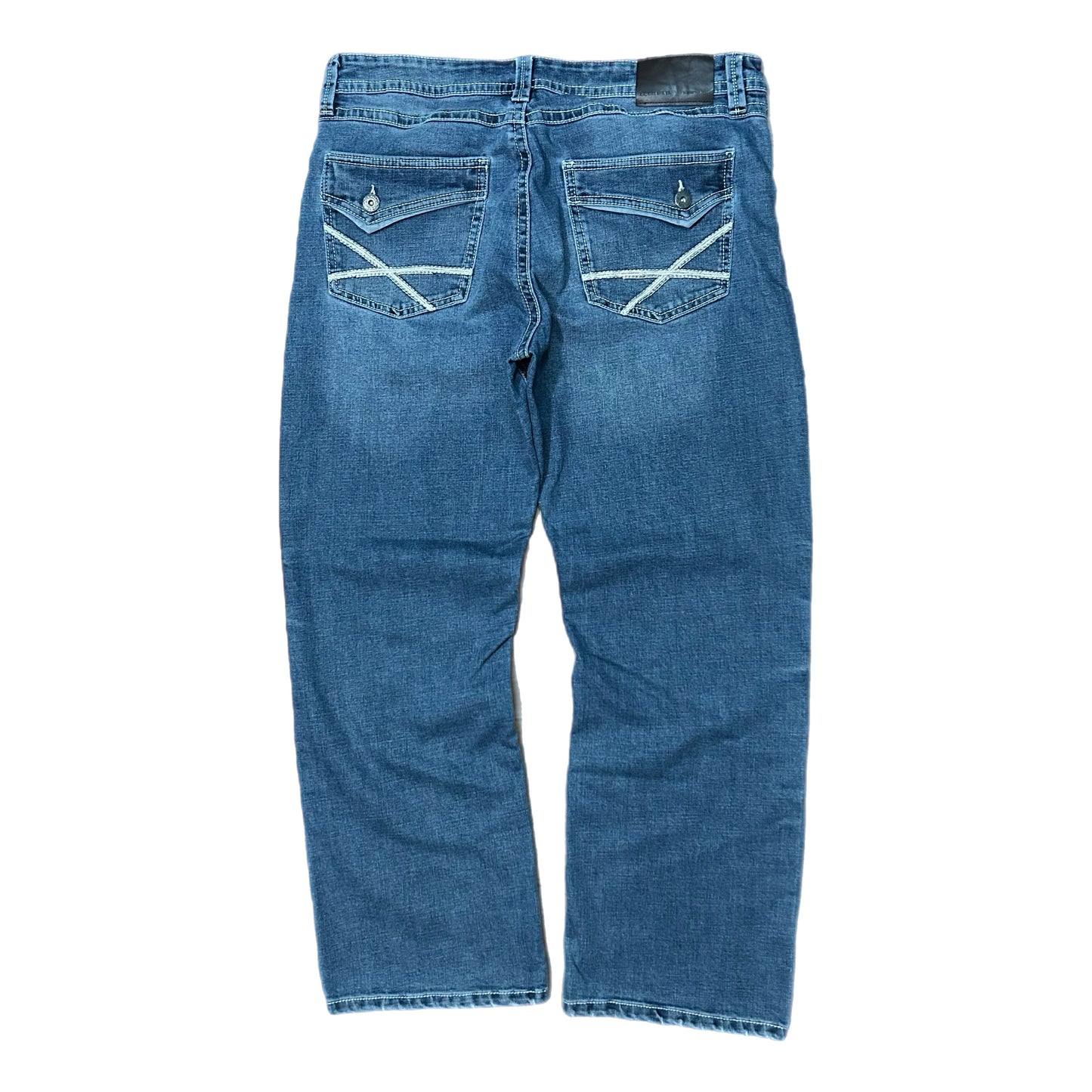 (36) TK Axel Slim Bootcut Medium Wash Denim Jeans