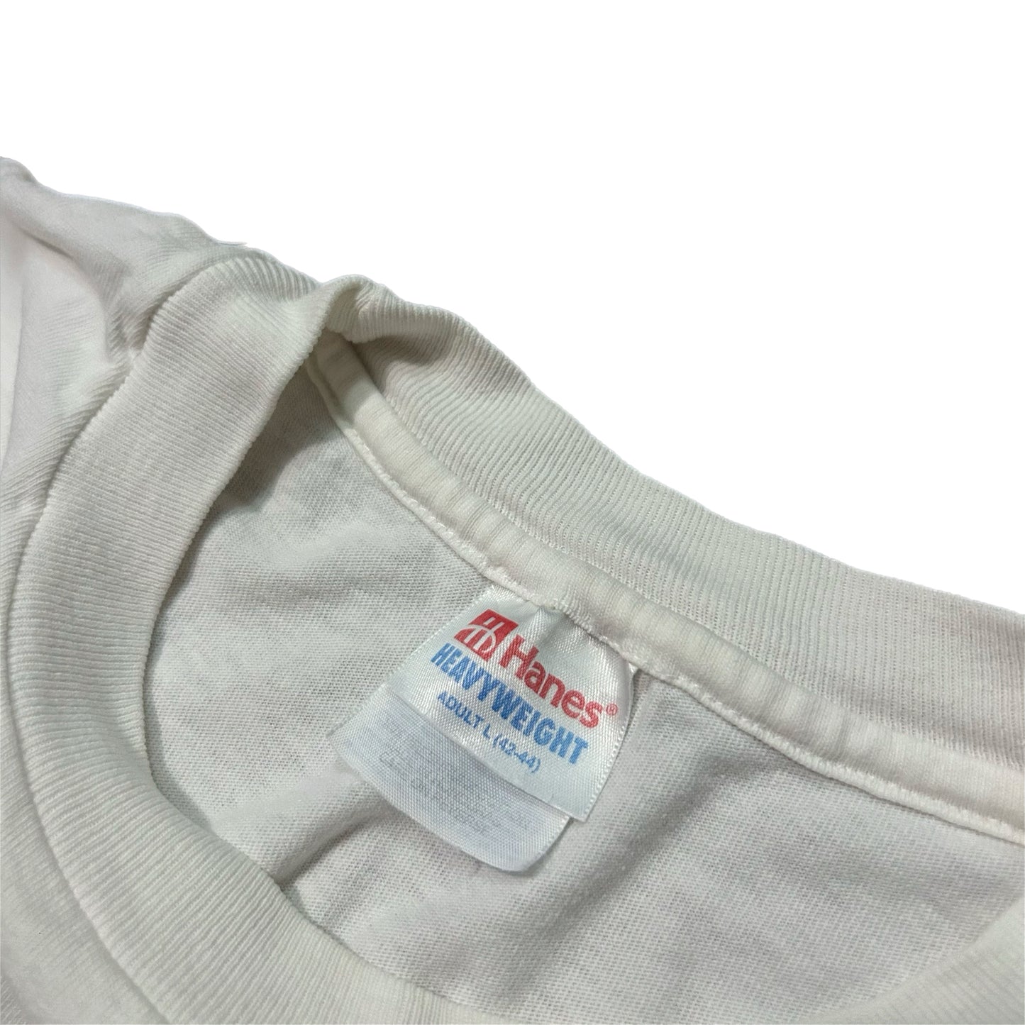 (L) Vintage Yukon Jack 'Chase Something Wild' White Tee